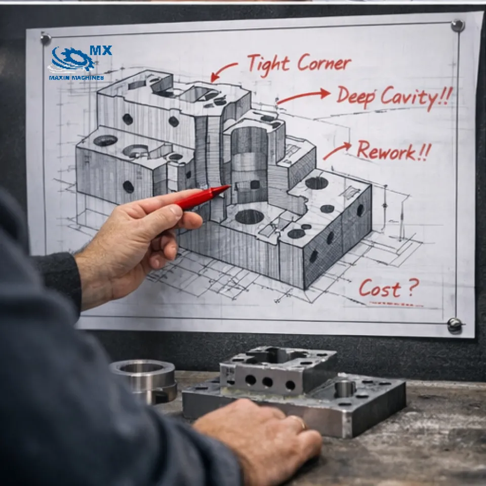 Errores de diseño que encarecen el mecanizado industrial